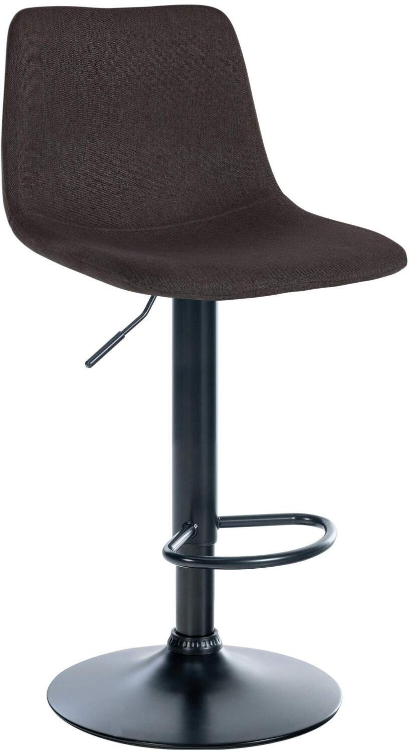 CLP Bar stool Divo fabric black taupe (321722)