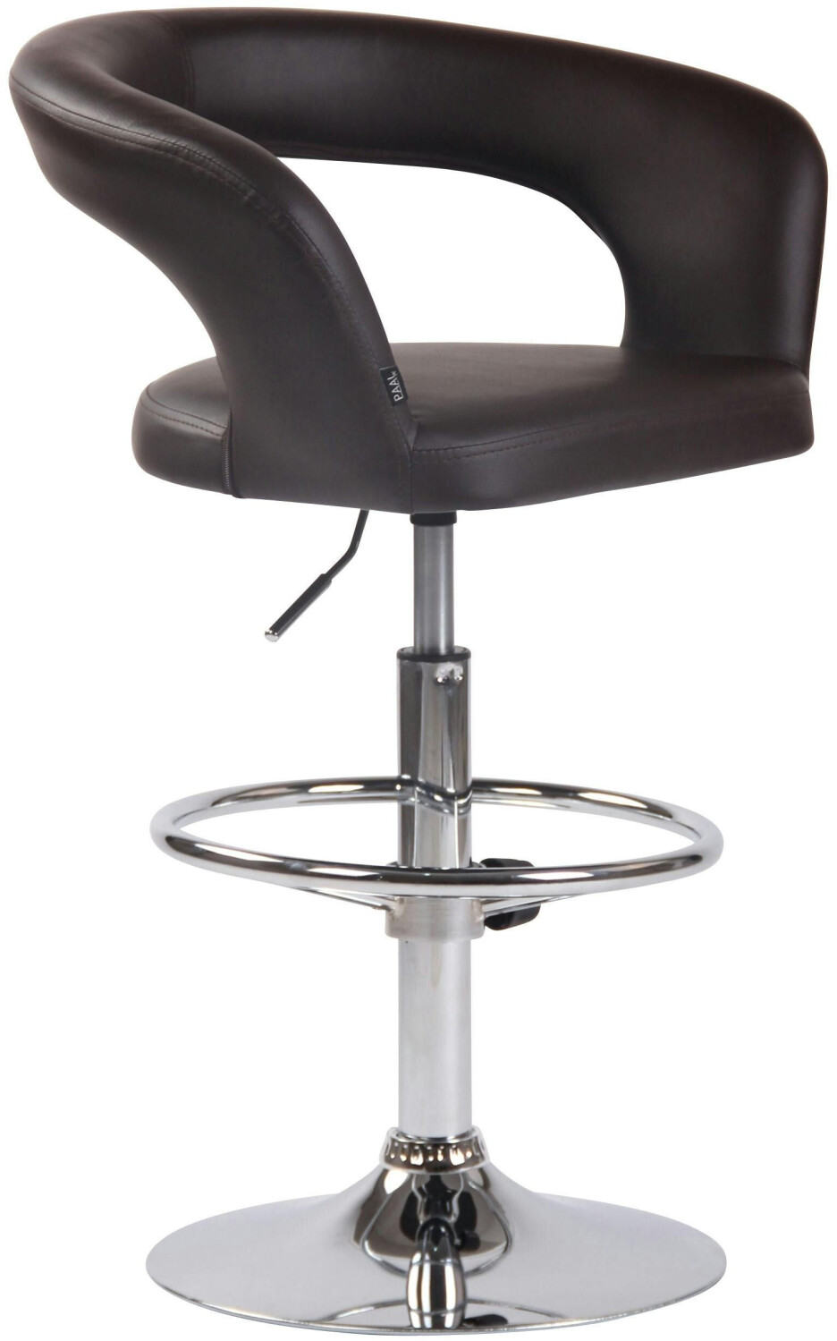 CLP Bar stool Jaen artificial leather brown (308817)