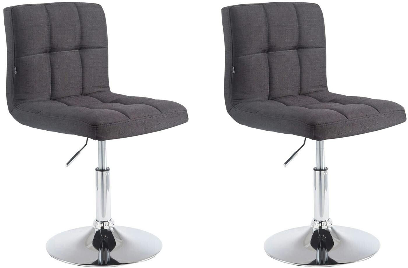 CLP Set of 2 loungers Palma V2 fabric black (305181)