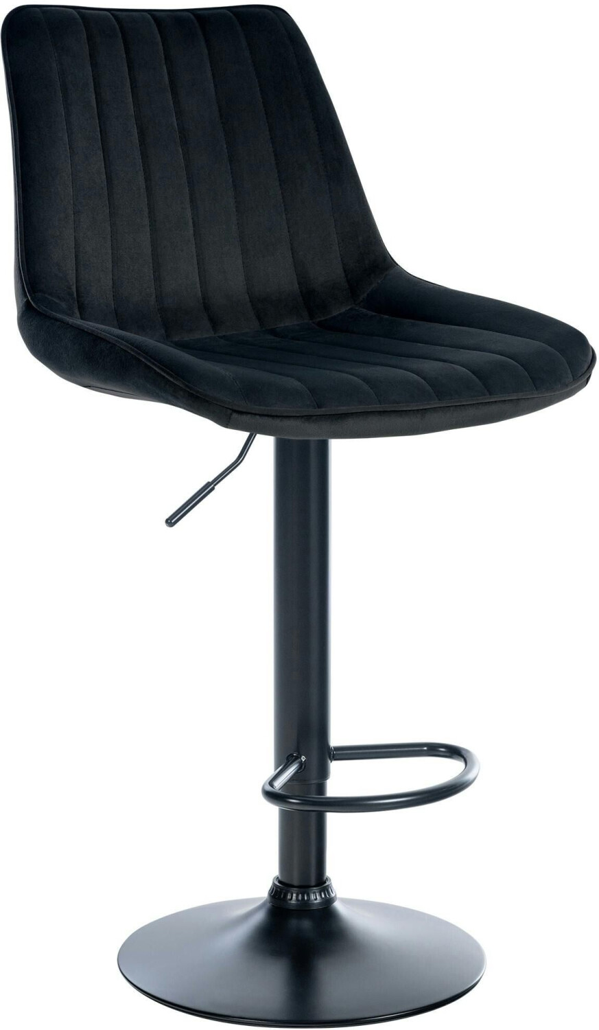 CLP Bar stool Toni velvet black black (321553)
