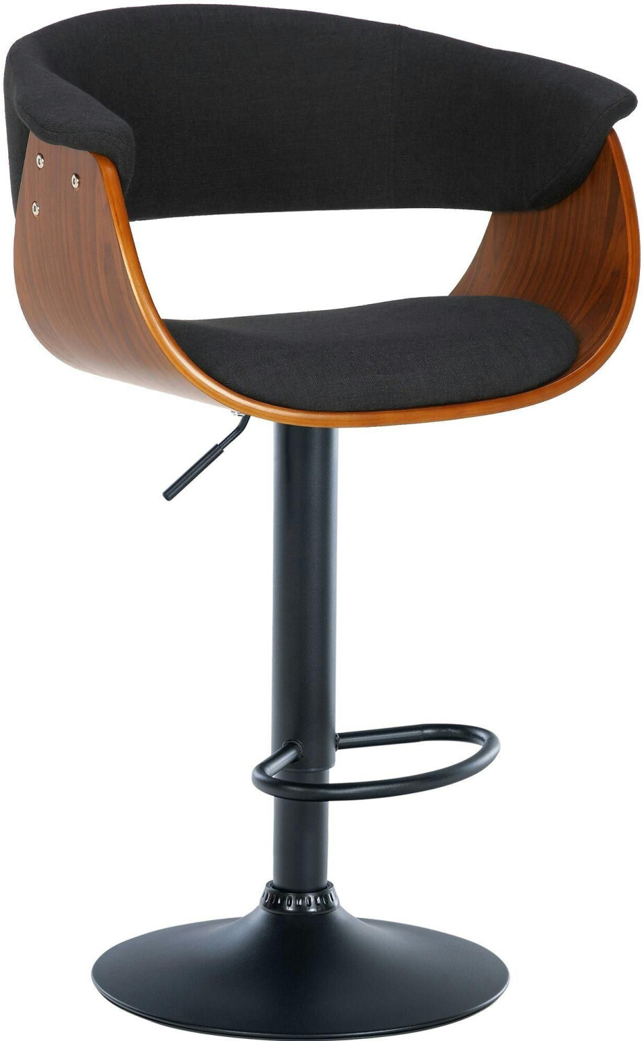 CLP Bar stool Vestal fabric walnut/black (322260)