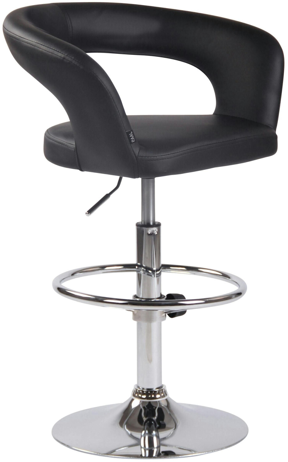 CLP Bar stool Jaen faux leather black (308811)
