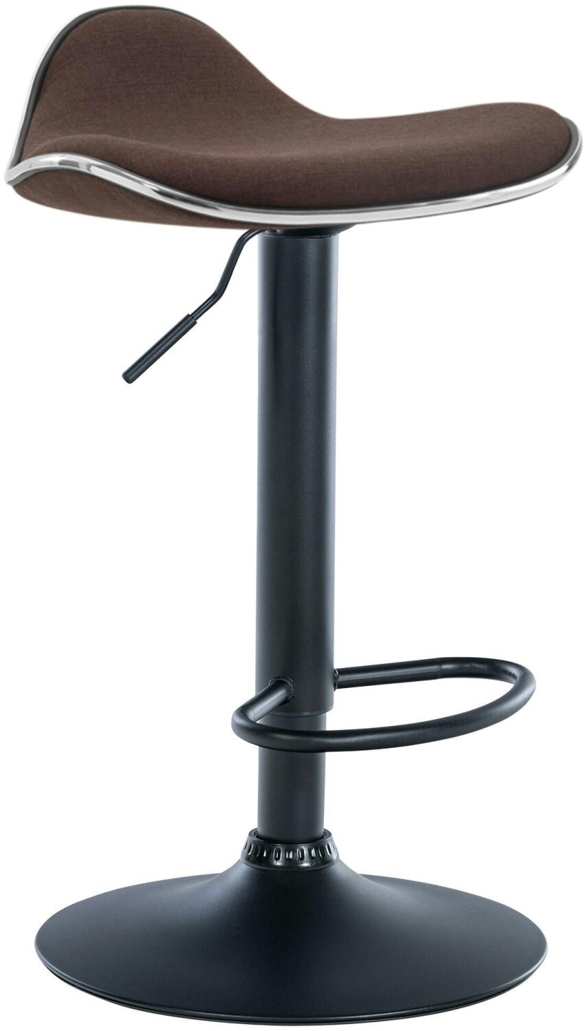 CLP Bar stool Shanghai fabric black brown (321335)
