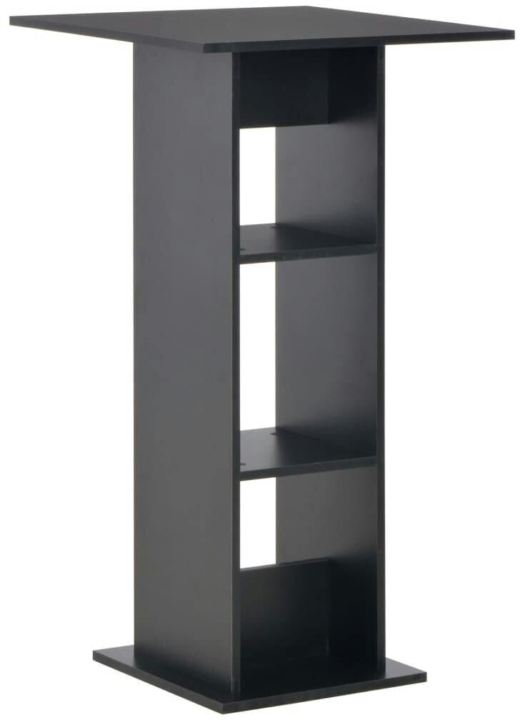 vidaXL Bar table black 60x60x110 cm (280206)