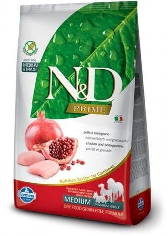 Farmina N&D Prime GF Puppy Medium/Maxi Chicken and Pomegranate
