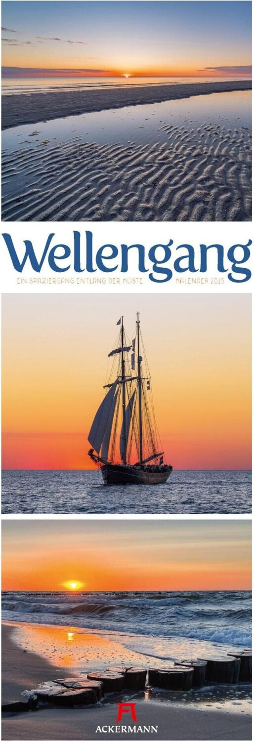 Ackermann Kunstverlag Wellengang Ein Spaziergang entlang der Küste 2025