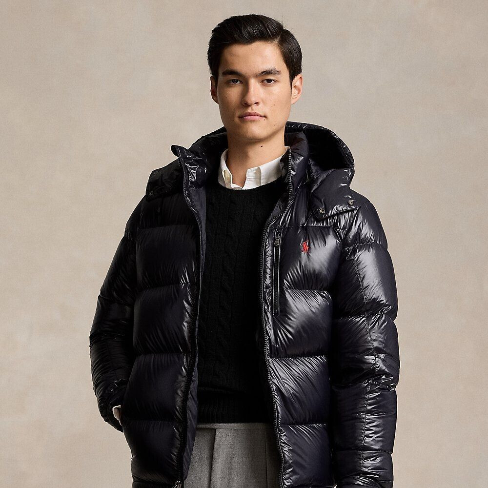 Polo Ralph Lauren The shiny down jacket Gorham 100027787 black a 374 25 oggi Migliori prezzi e offerte su idealo