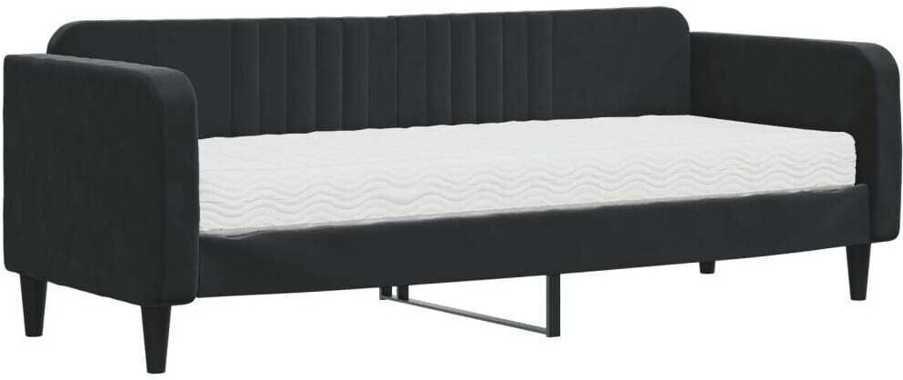vidaXL Day bed with mattress 80x200cm velvet (3197036)