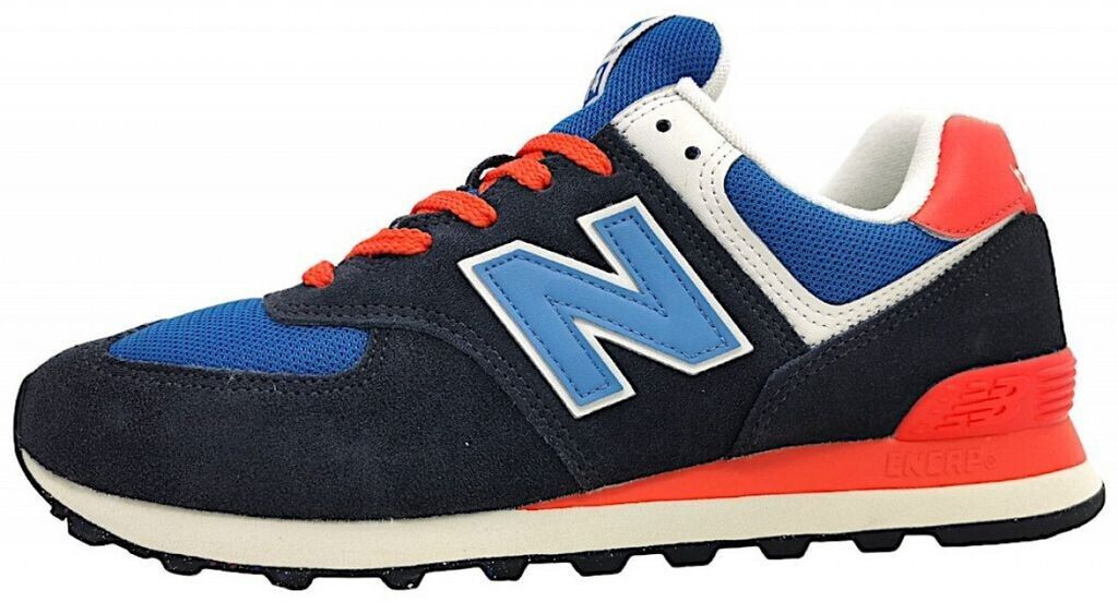 Red and blue new balance 574 discount