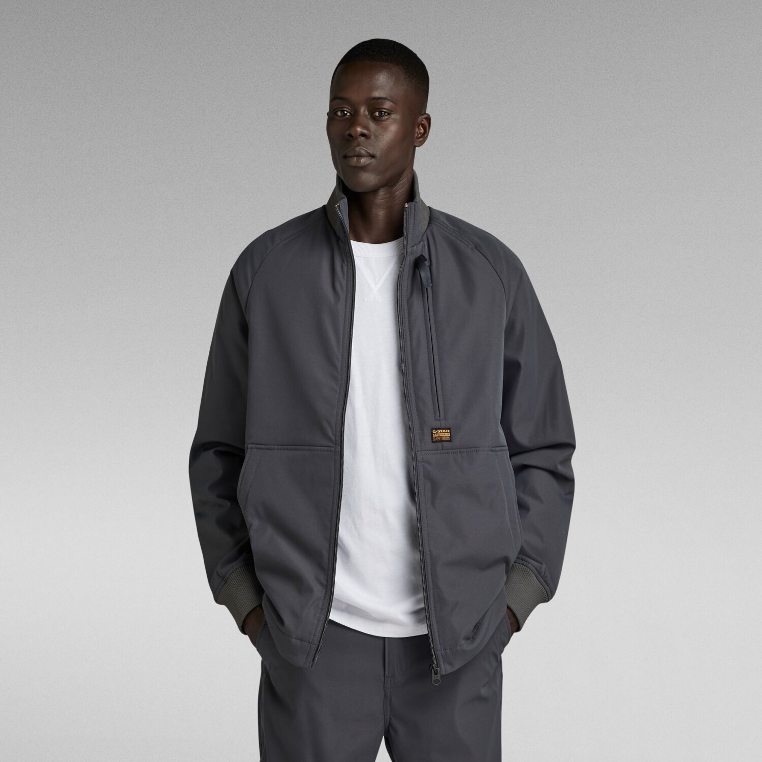 G-Star Track Overshirt (D24294-D517-G277) grey
