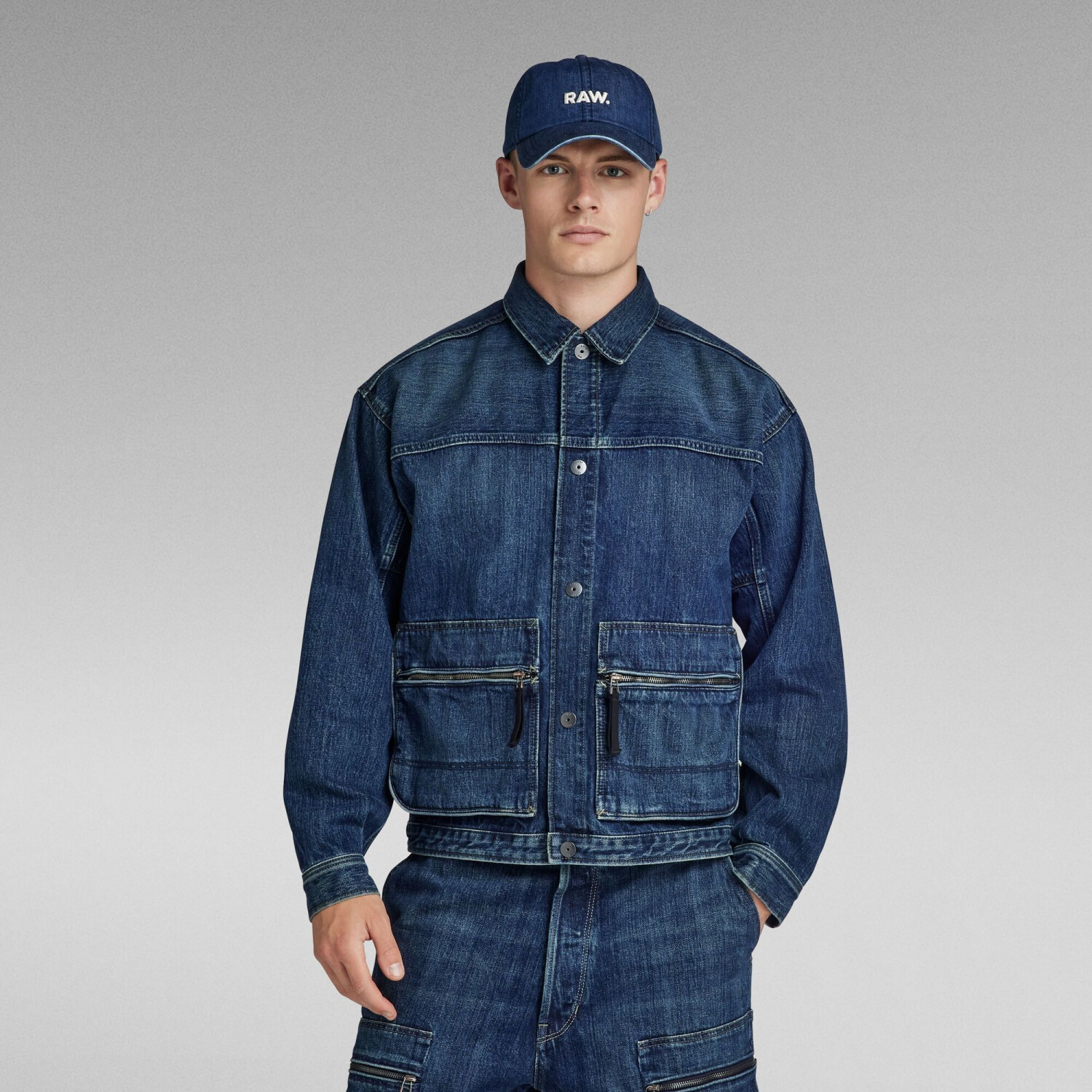 G-Star Utility Coach Jacket (D24330-D577-G334) dark blue
