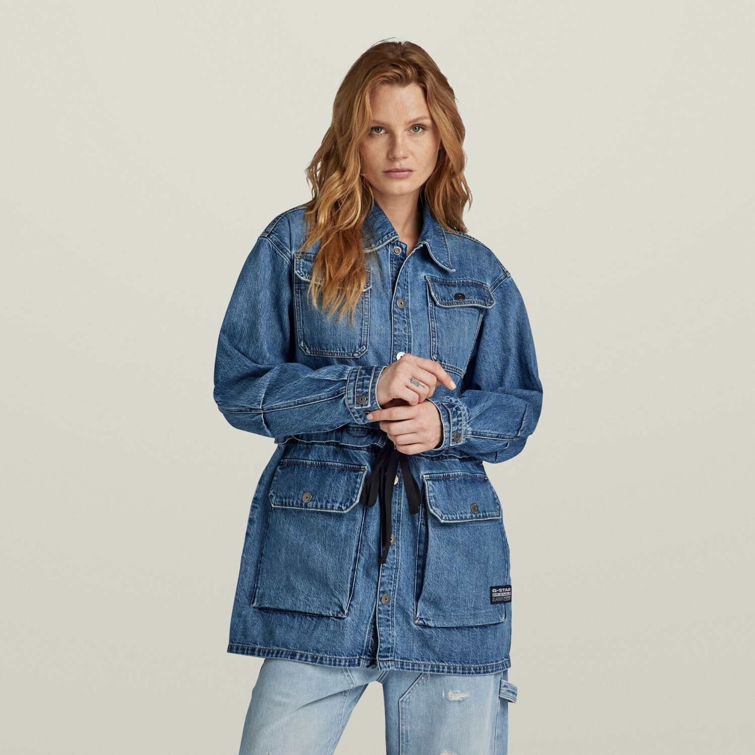 G-Star Modular Utility Jacket (D24346) faded cliffside blue