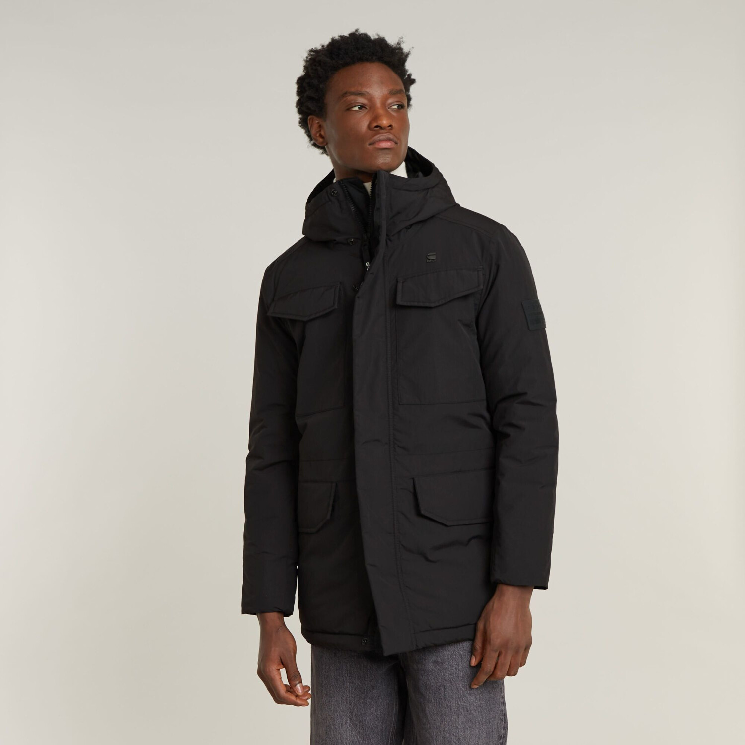 G-Star Vodan Padded Hooded Parka (D25381-D419-6484) black