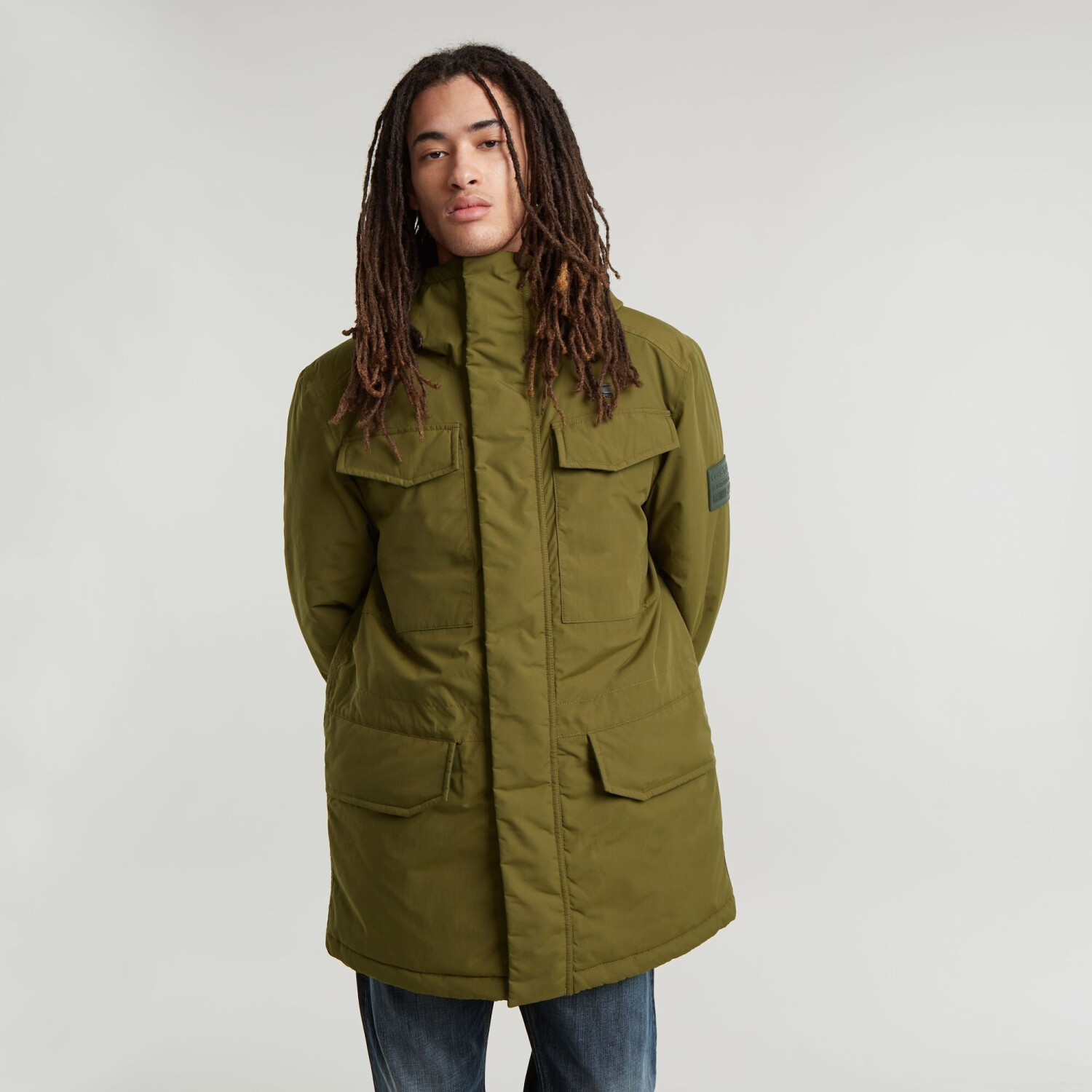 G-Star Vodan Padded Hooded Parka (D25381-D419-C744) green