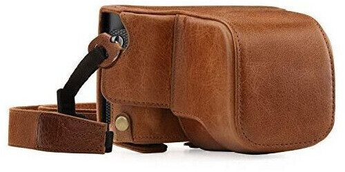 MegaGear Ever Ready Genuine Leather Camera Case brown