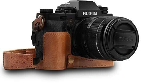 MegaGear MG1553 Ever Ready Genuine Leather Camera Half Case brown