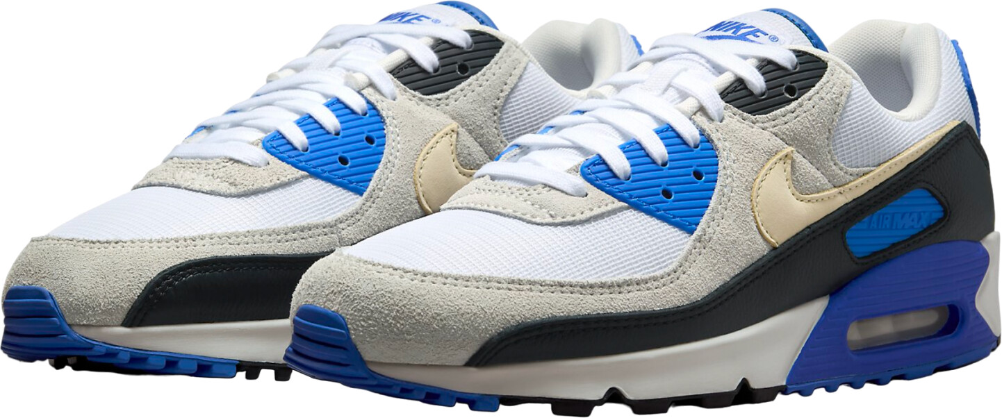 Nike Air Max 90 Premium white racer blue black khaki ab 110 00 Preisvergleich bei idealo