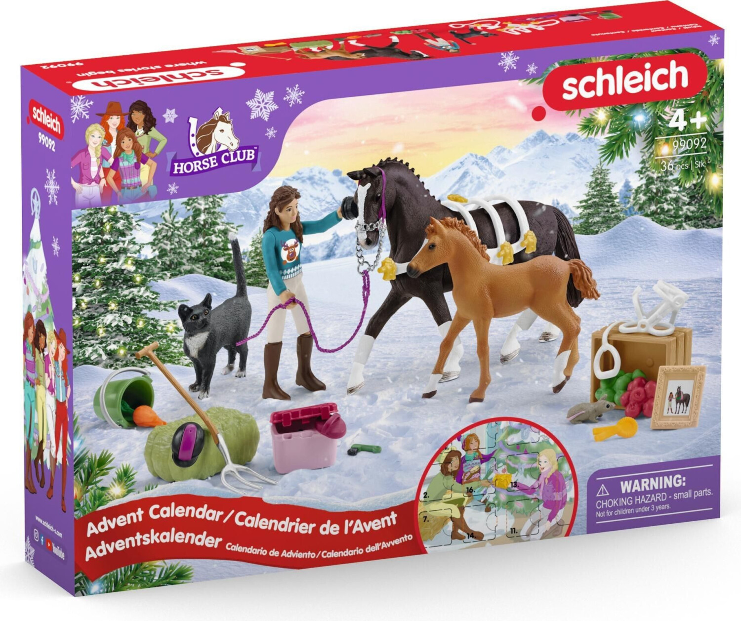 Schleich Calendrier de l'Avent Horse Club 2024 (99092)