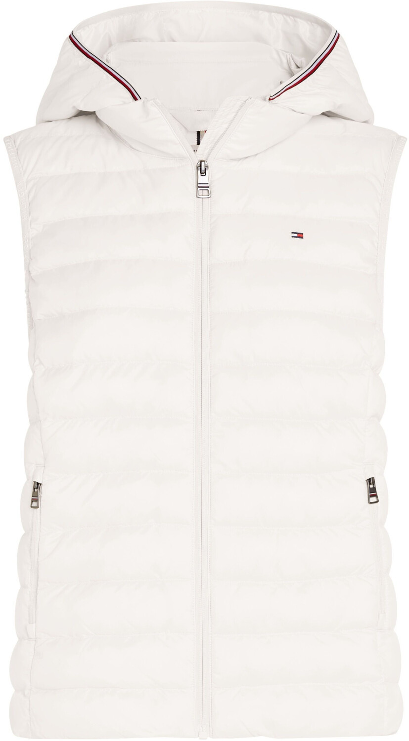 Tommy Hilfiger Padded Global Stripe Vest (WW0WW40779) ancient white