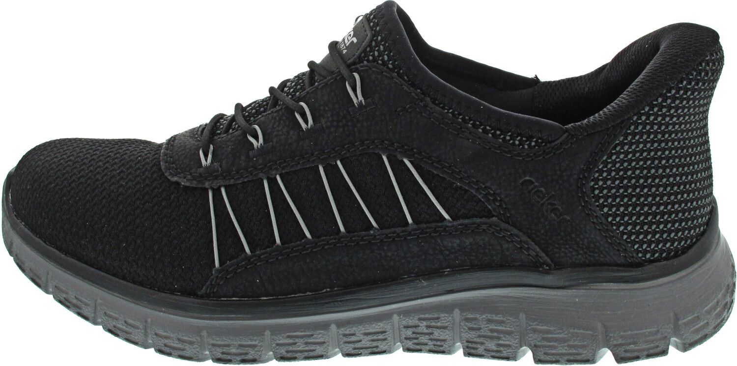 Mocassin Rieker Homme B6656 - Confortable, élastique, Semelle Légère, Largeur Confort G 1/2