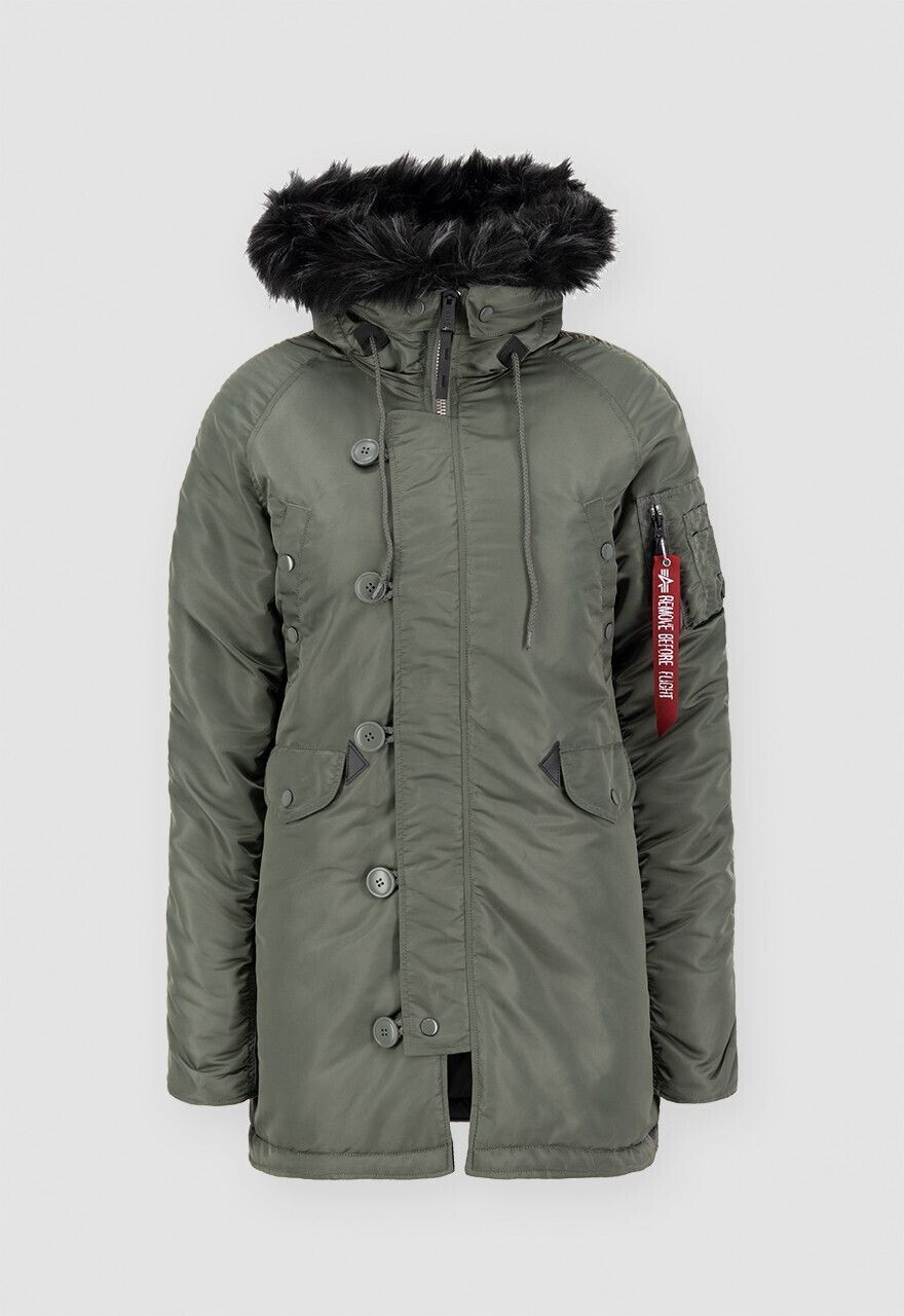 Alpha Industries N3B VF 59 Wmn (113007) vintage green/black