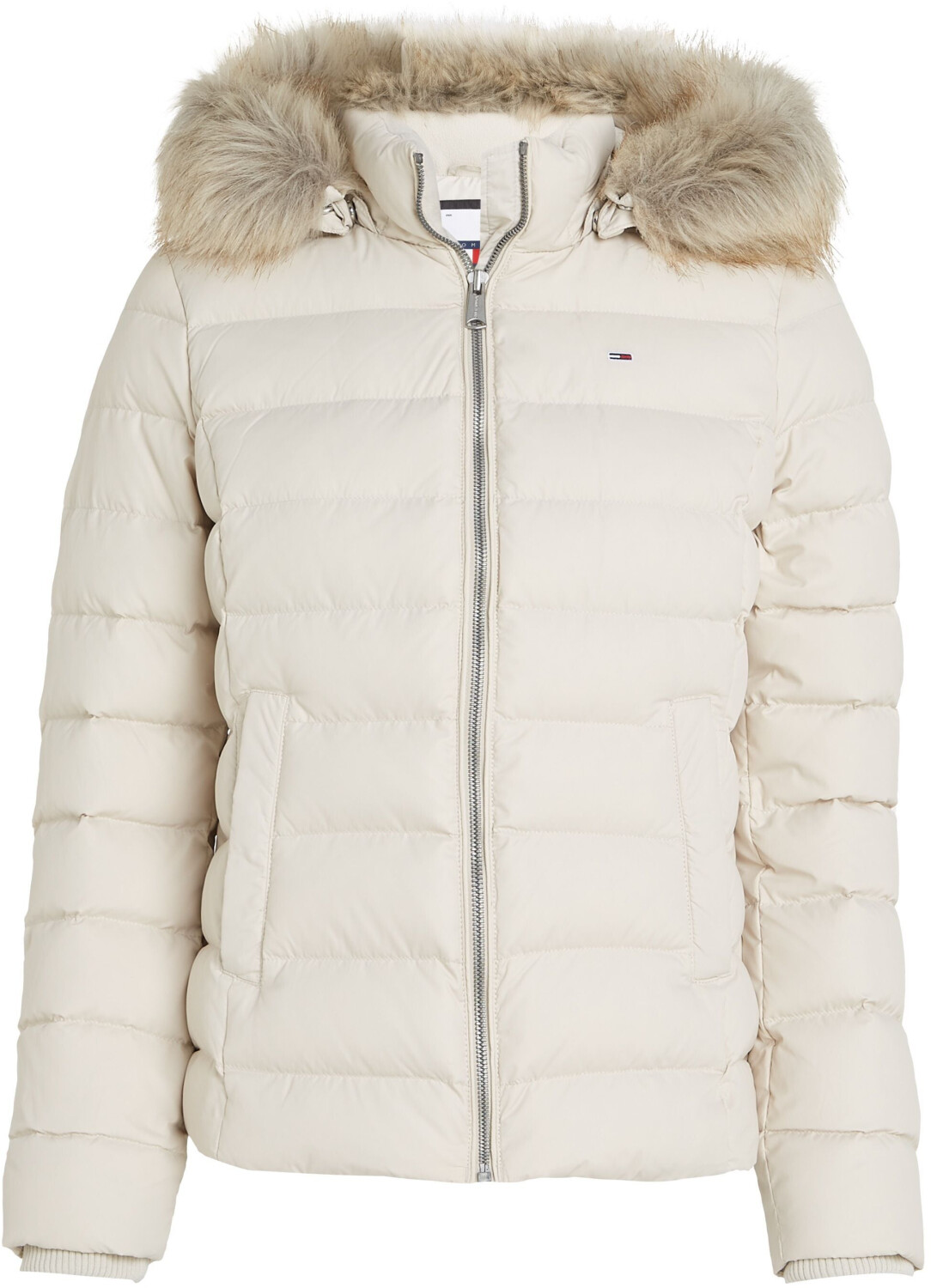 Tommy Hilfiger Faux Faur Hooded Down-Filled Fitted Jacket (DW0DW18312) newsprint