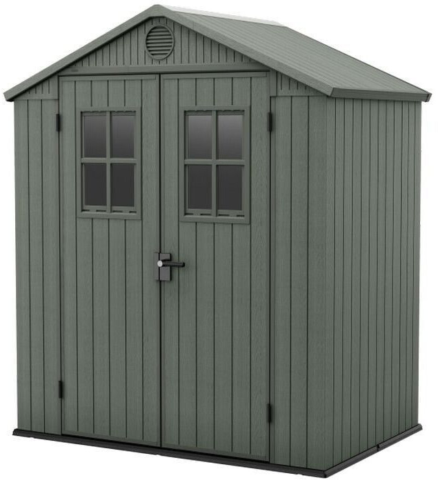 Keter Darwin with front windows 6x4 190 x 122 cm green