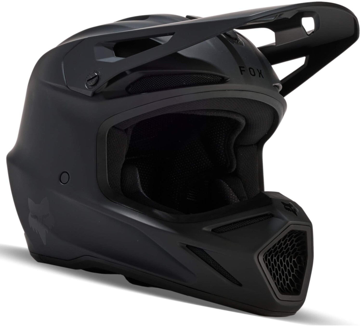 Fox V3 Solid matt black
