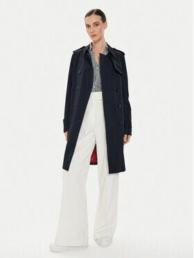 Tommy Hilfiger Water Repellent Slim Trench Coat (WW0WW42133) desert sky