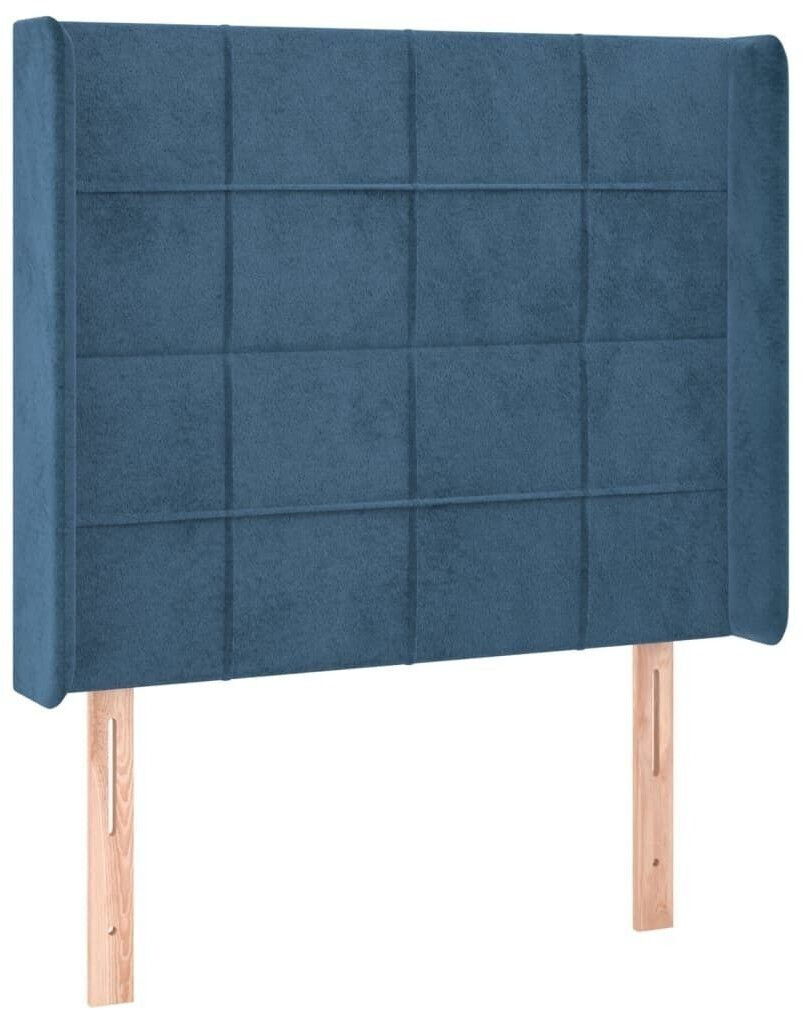 vidaXL Headboard with ears 103x16x118/128cm velvet (3119626)