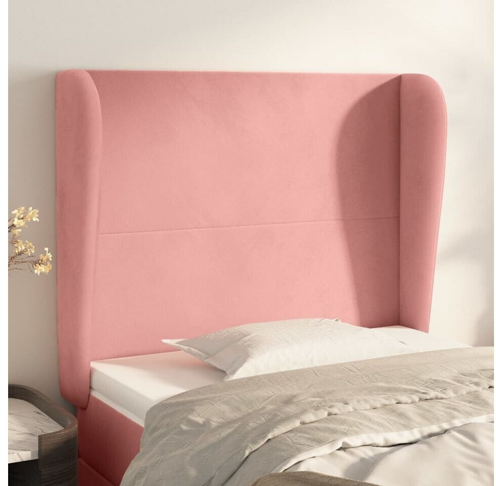 vidaXL Headboard with ears 103x23x118/128cm velvet (3117723)