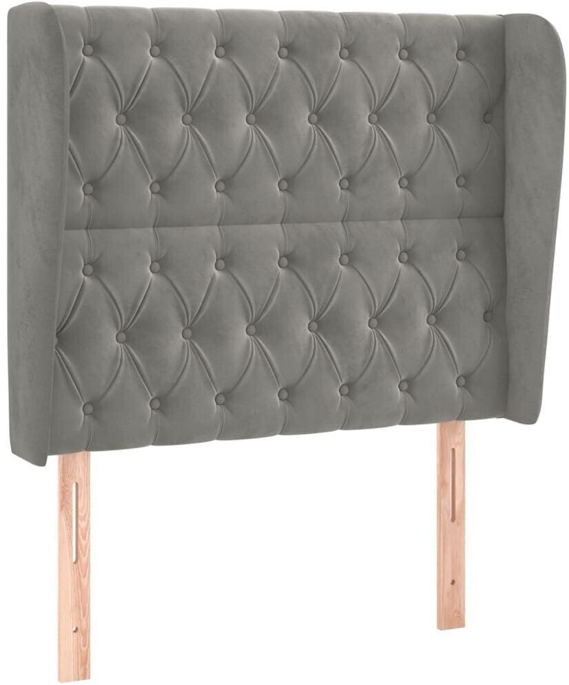 vidaXL Headboard with ears 103x23x118/128cm velvet (3118334)