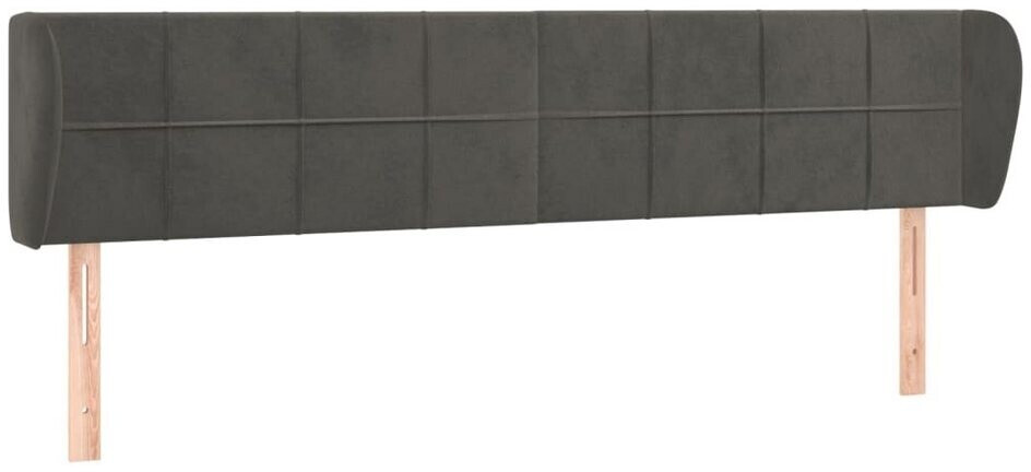 vidaXL Headboard with ears 163x23x78/88cm velvet (3117199)