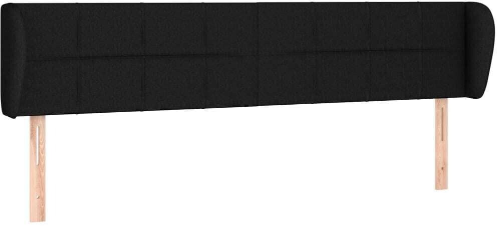 vidaXL Headboard with ears 183x23x78/88cm fabric (3117160)