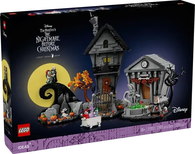 LEGO Ideas - Disney Tim Burton L'Étrange Noël de Monsieur Jack (21351)
