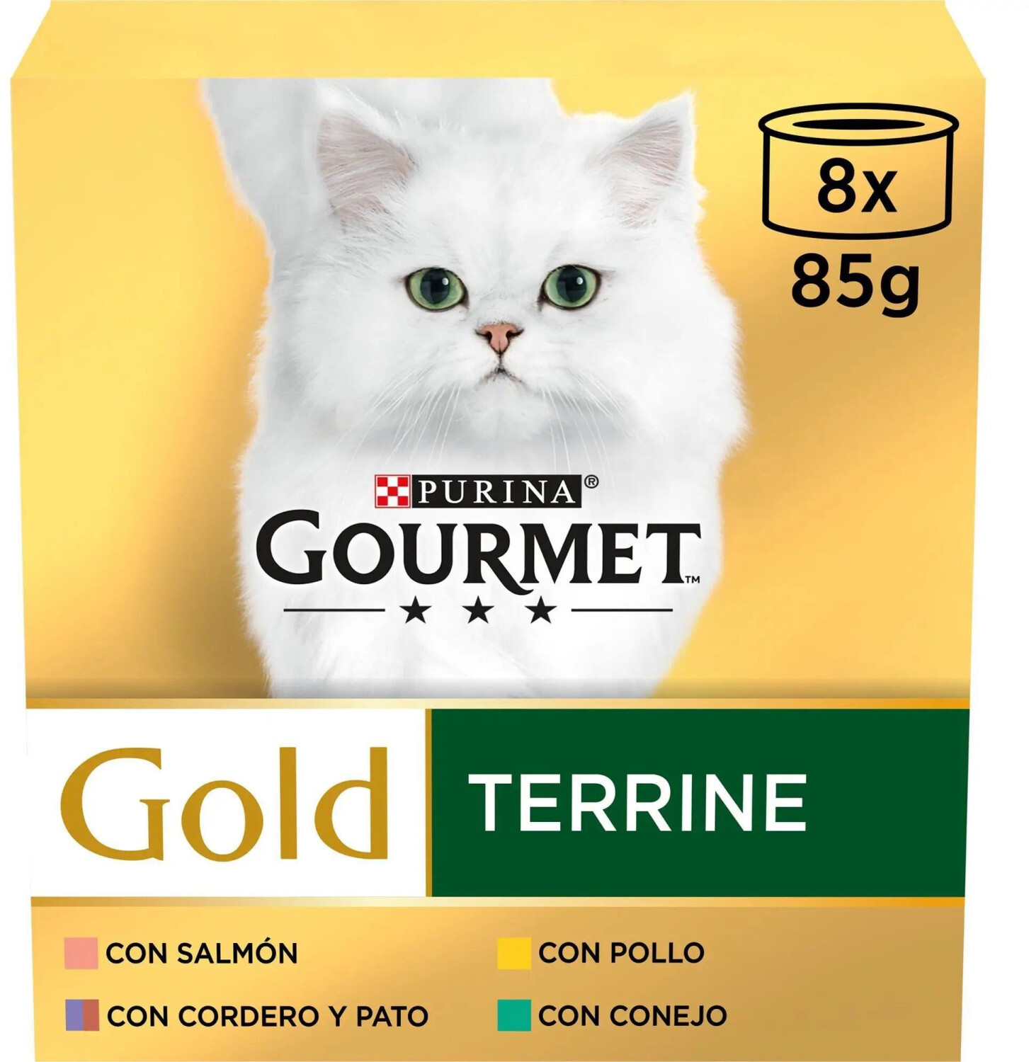 Gourmet Pâtée pour chat 8x85g