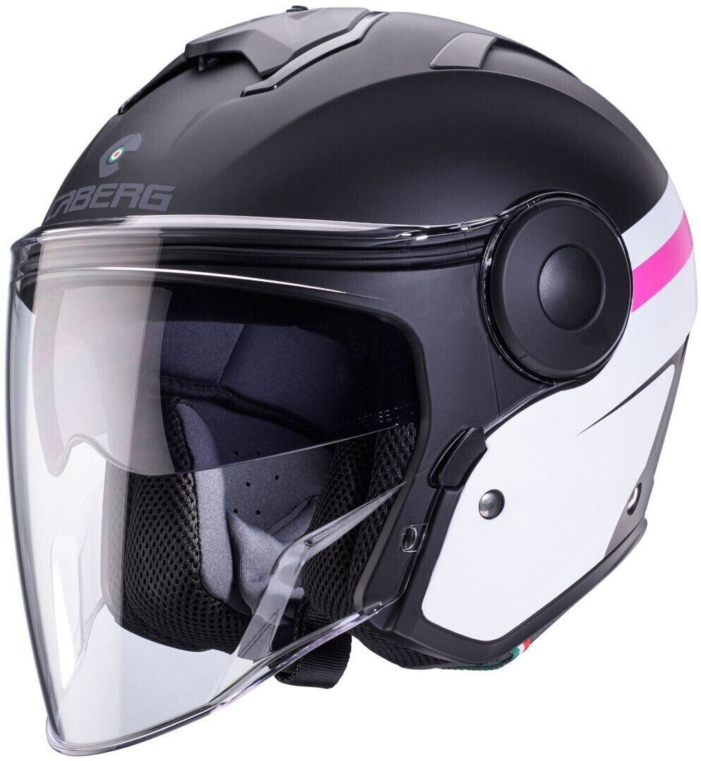 Caberg Soho matt black/white/fuchsia