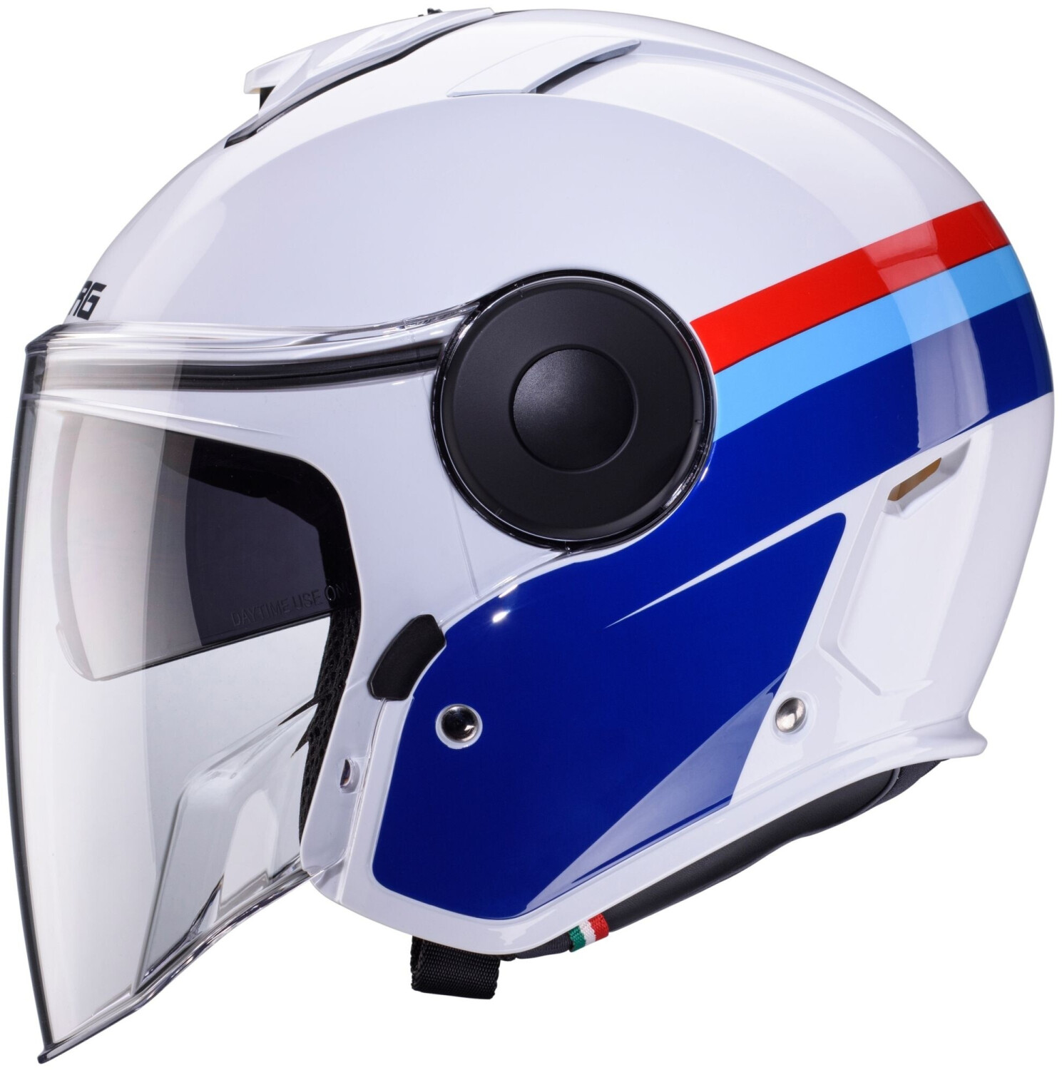 Caberg Soho white/blue/light blue/red