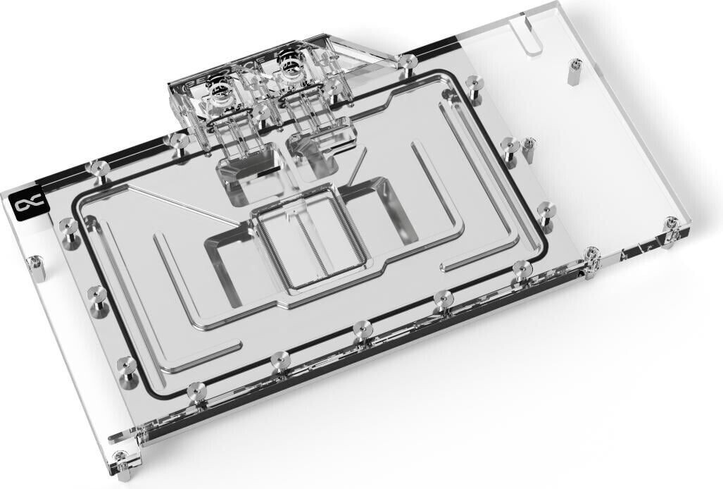 Alphacool Eisblock Aurora Acryl RTX 4080 Suprim with Backplate