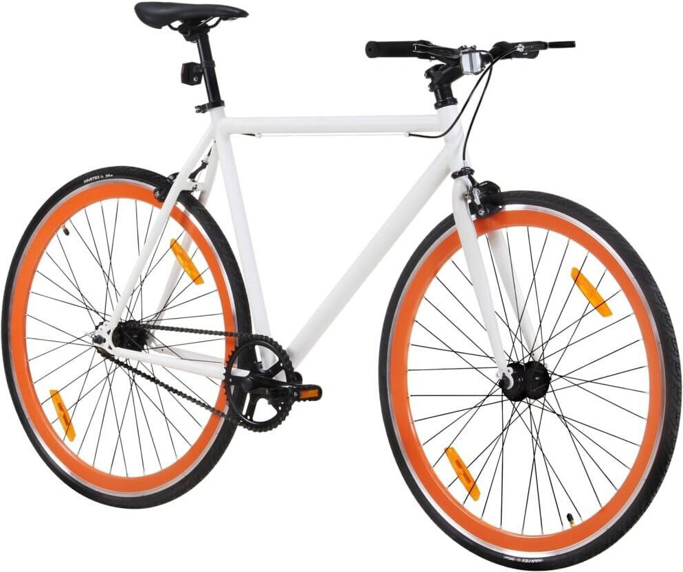 vidaXL One Shift 700c white/orange