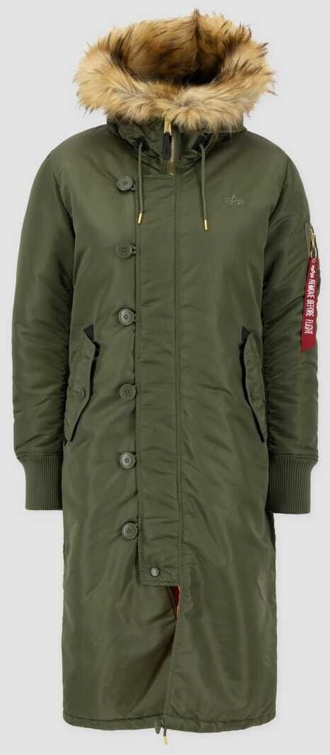 Alpha Industries Long Fishtail Wmn (198013) sage green
