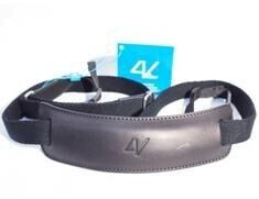 4V Design Lusso Large Neck Strap Tuscany Leather Black/Black