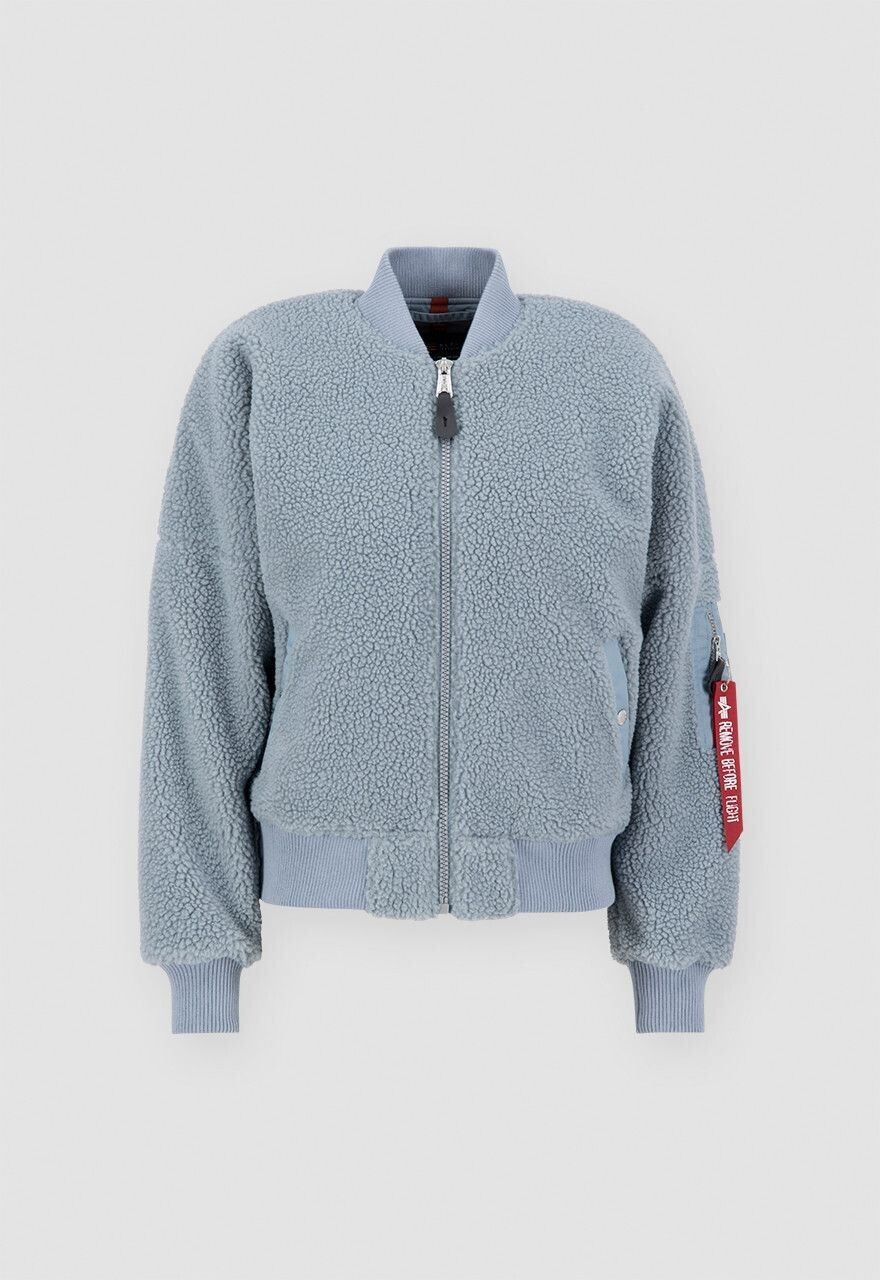 Alpha Industries MA 1 VF Teddy Bomber Wmn (108003) greyblue