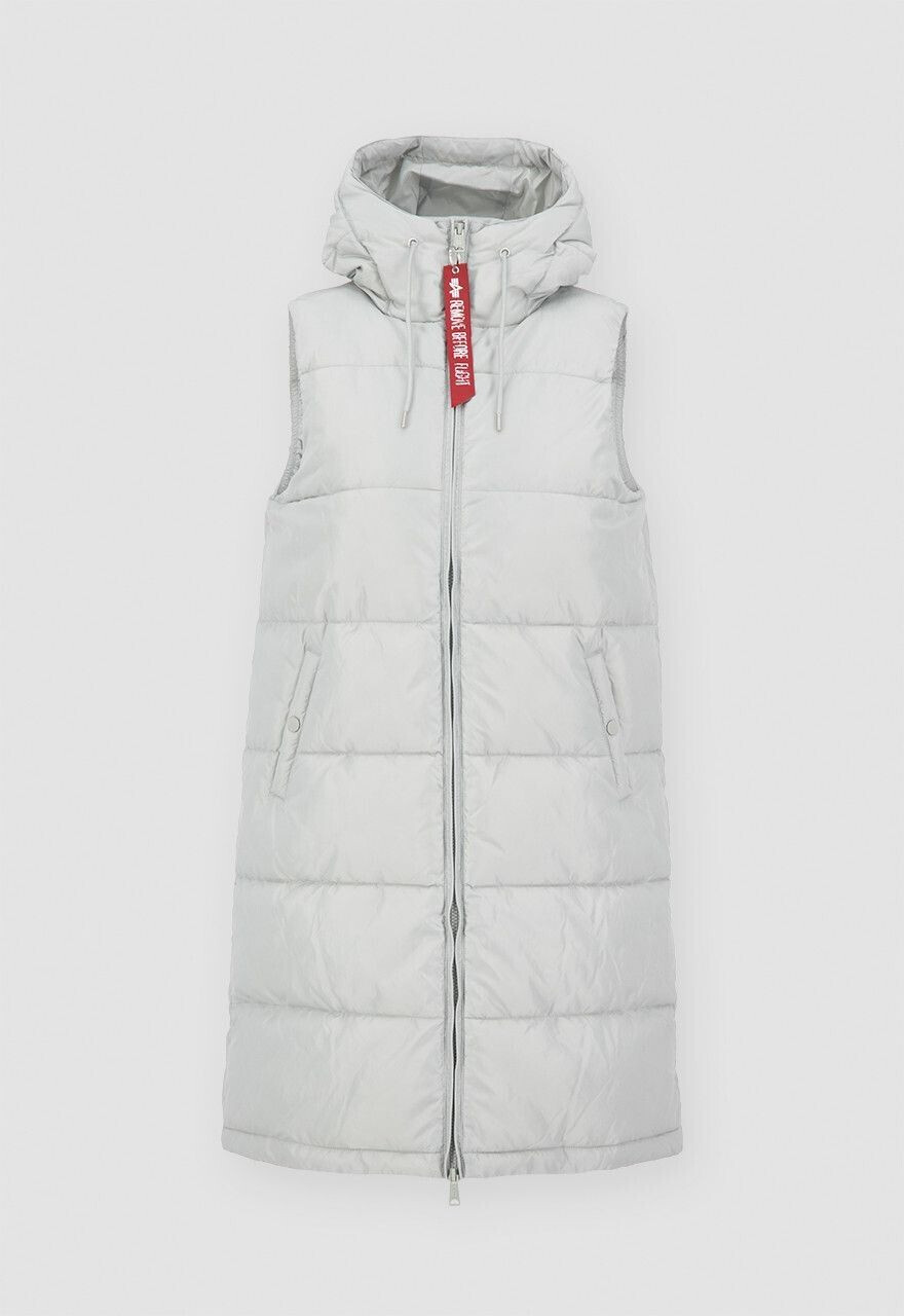 Alpha Industries Long Puffer Vest Wmn (108002) pastel grey