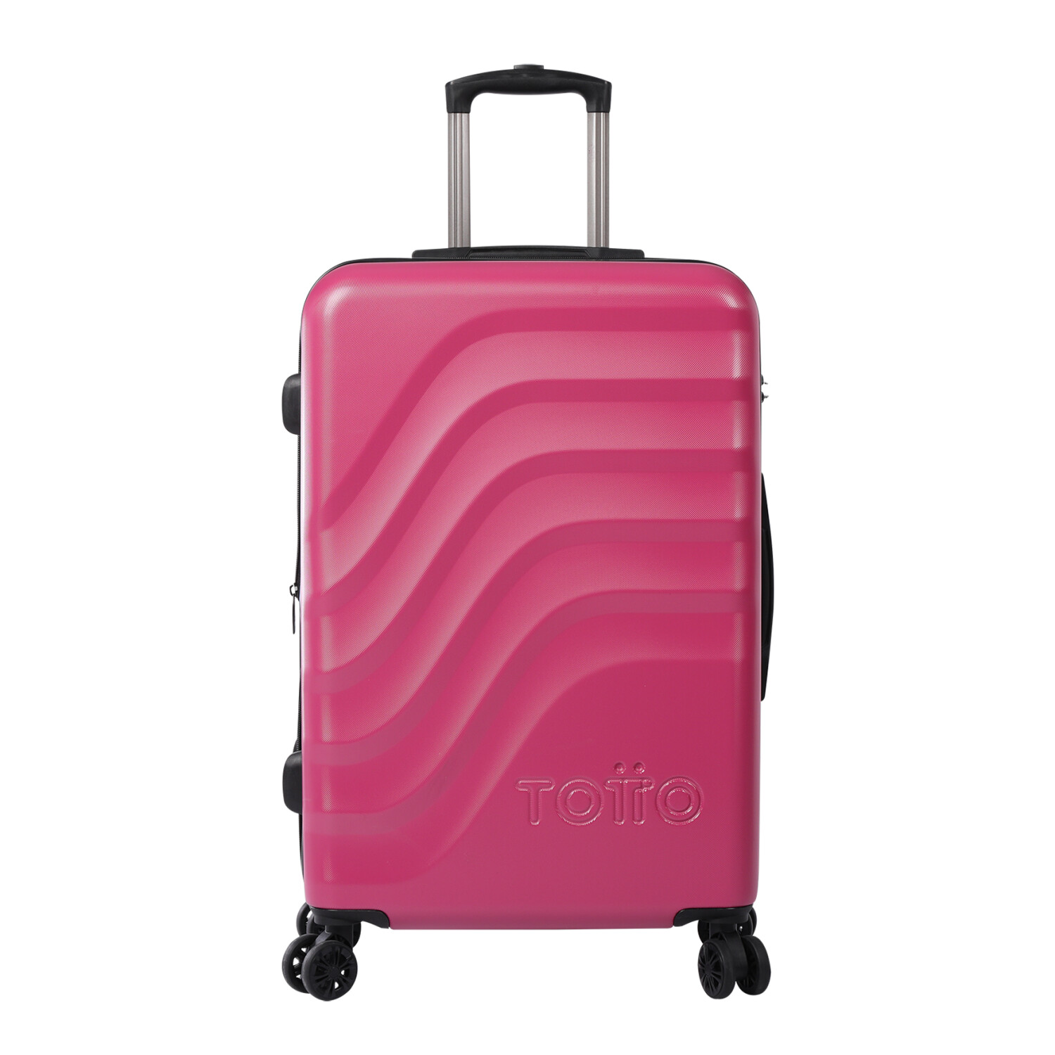 Totto España Maleta Rígida Expandible Mediana Deco Rose - Bazy + | Comodidad y Seguridad Garantizadas Rosa
