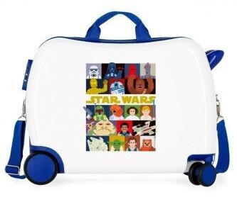 Joy Toy The Child Characters Maleta Infantil Blanco 50x38x20 cms Rígida ABS Cierre de combinación Lateral 34L 1,8 kgs 4 Ruedas Dobles Equipaje Mano