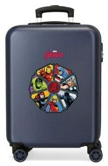 Disney Avengers To The Power 55 cm 35L Black Trolley