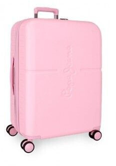 Pepe Jeans Medium suitcase Highlight 48x70x28 cms by Joumma Bags pink