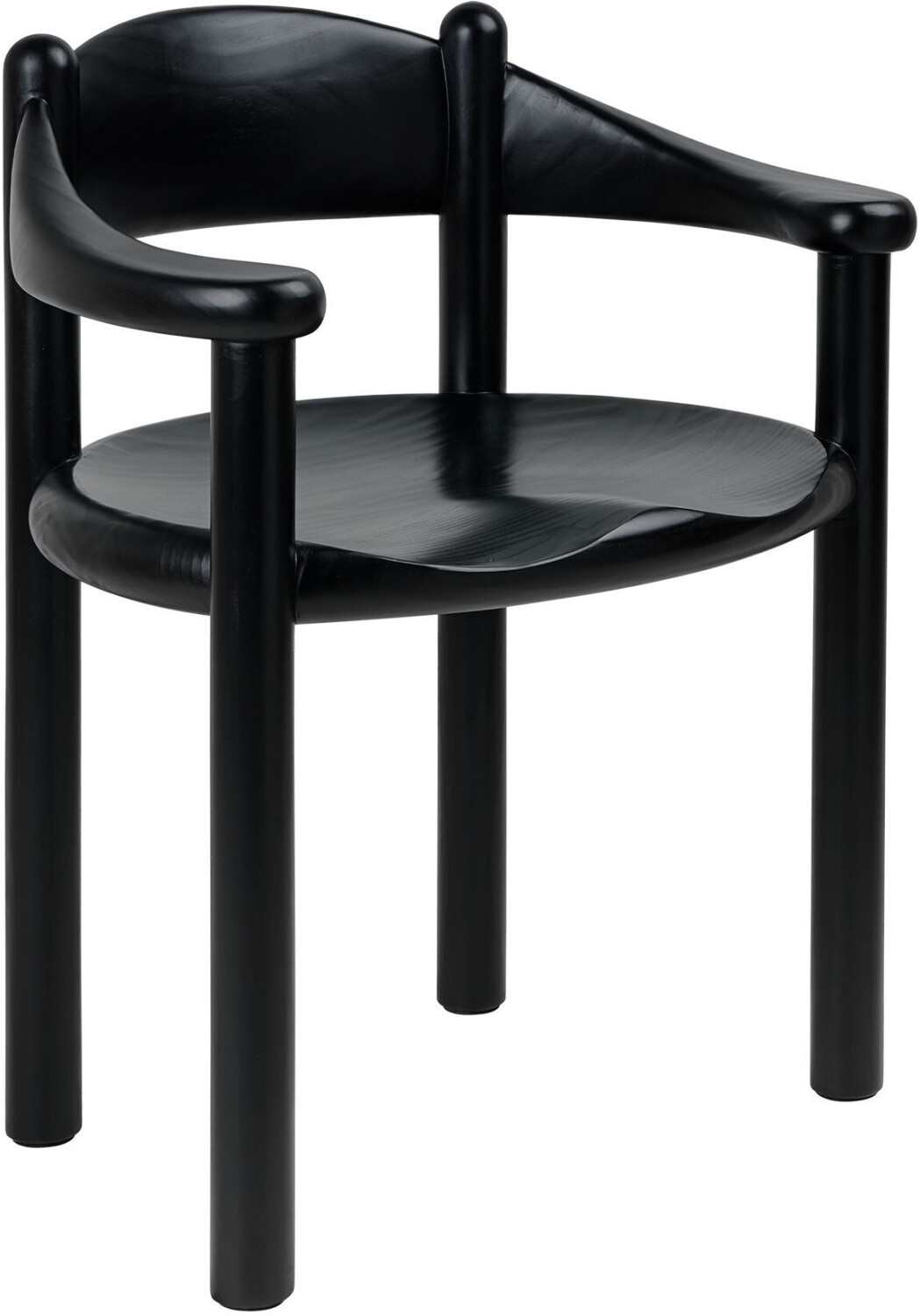 Gubi Daumiller armchair black black 44.7x77.5x46cm