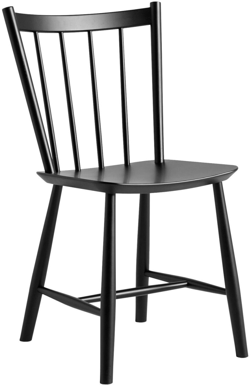 HAY J41 chair beech black lacquered water-based black 46.5x82.5x48cm